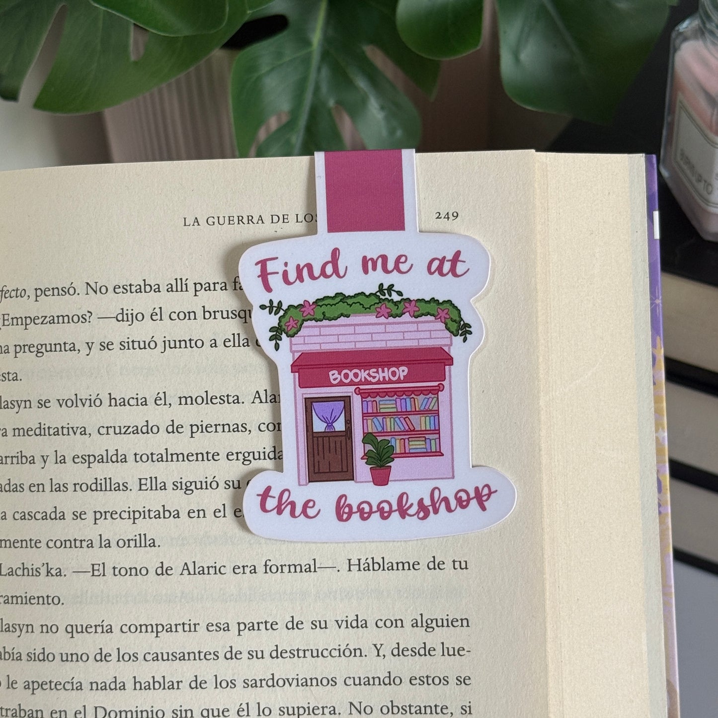 Find Me at the Bookshop Magnetic Bookmark
