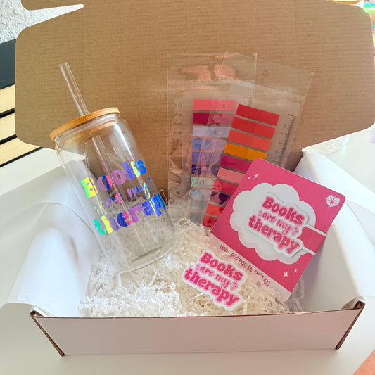 Bundle "Books are my therapy"