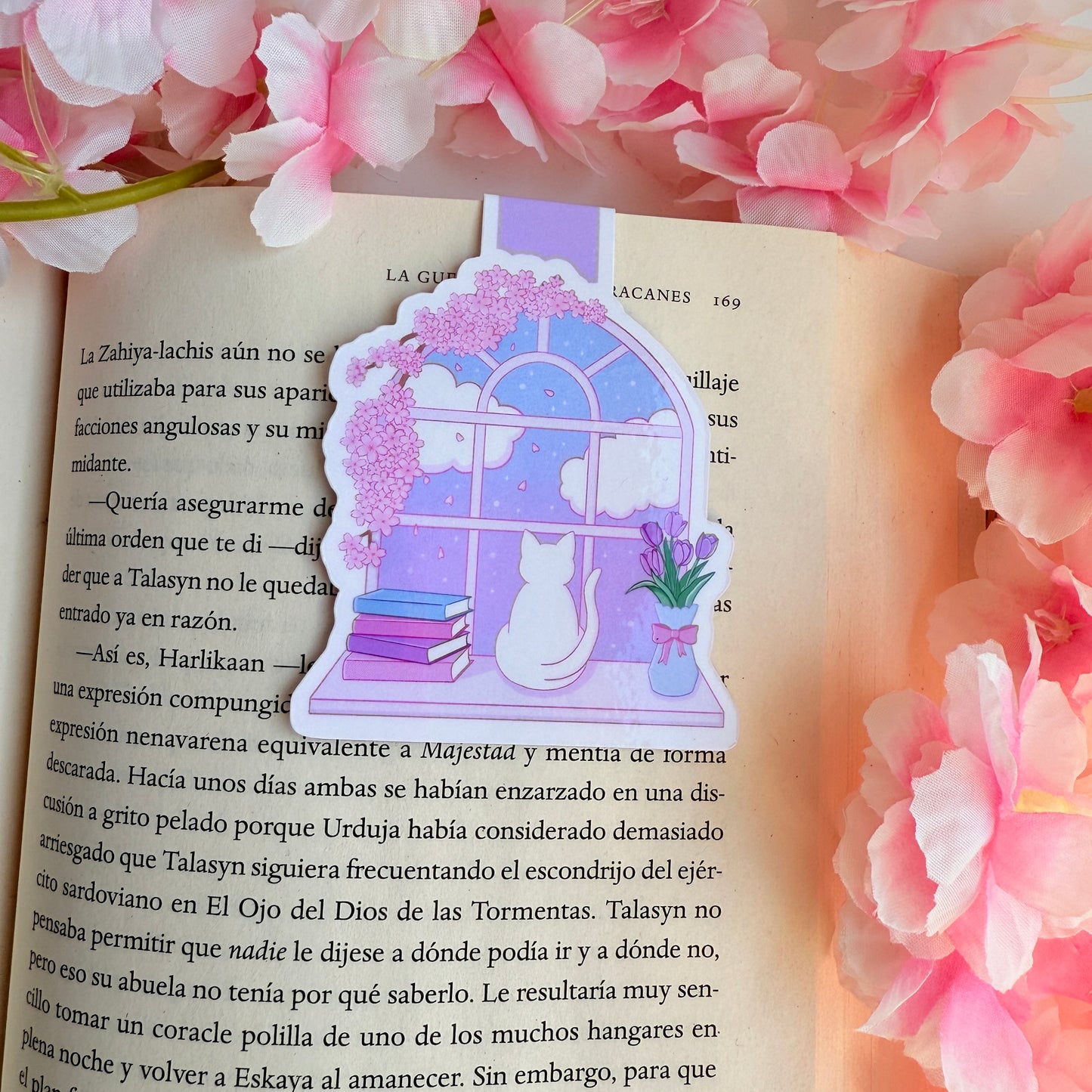 Marcapáginas magnético illustrado