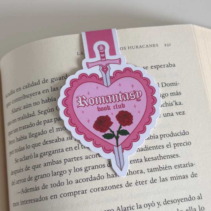 Marcapáginas magnético "Romantasy book club"