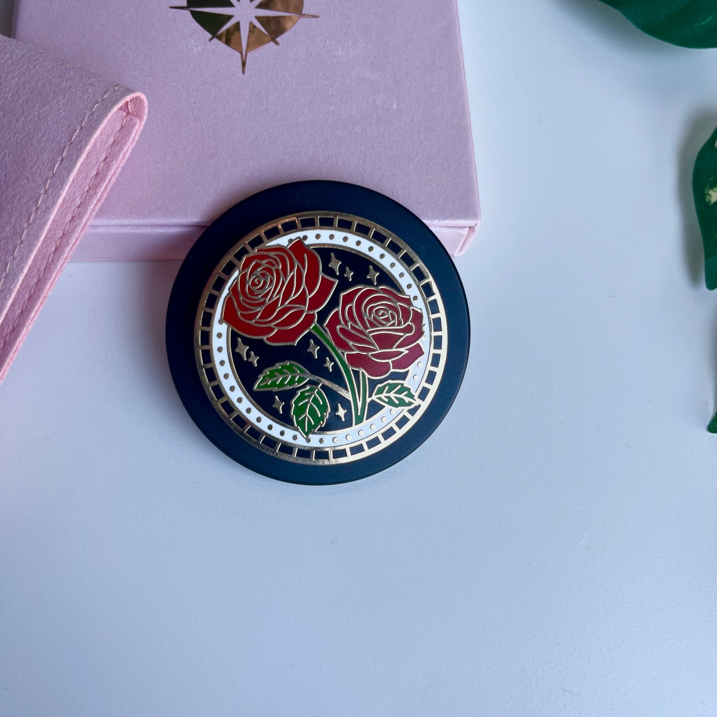Bookgrip Rosas - Color Negro