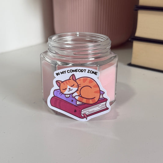 Cat sticker "In my comfort zone"