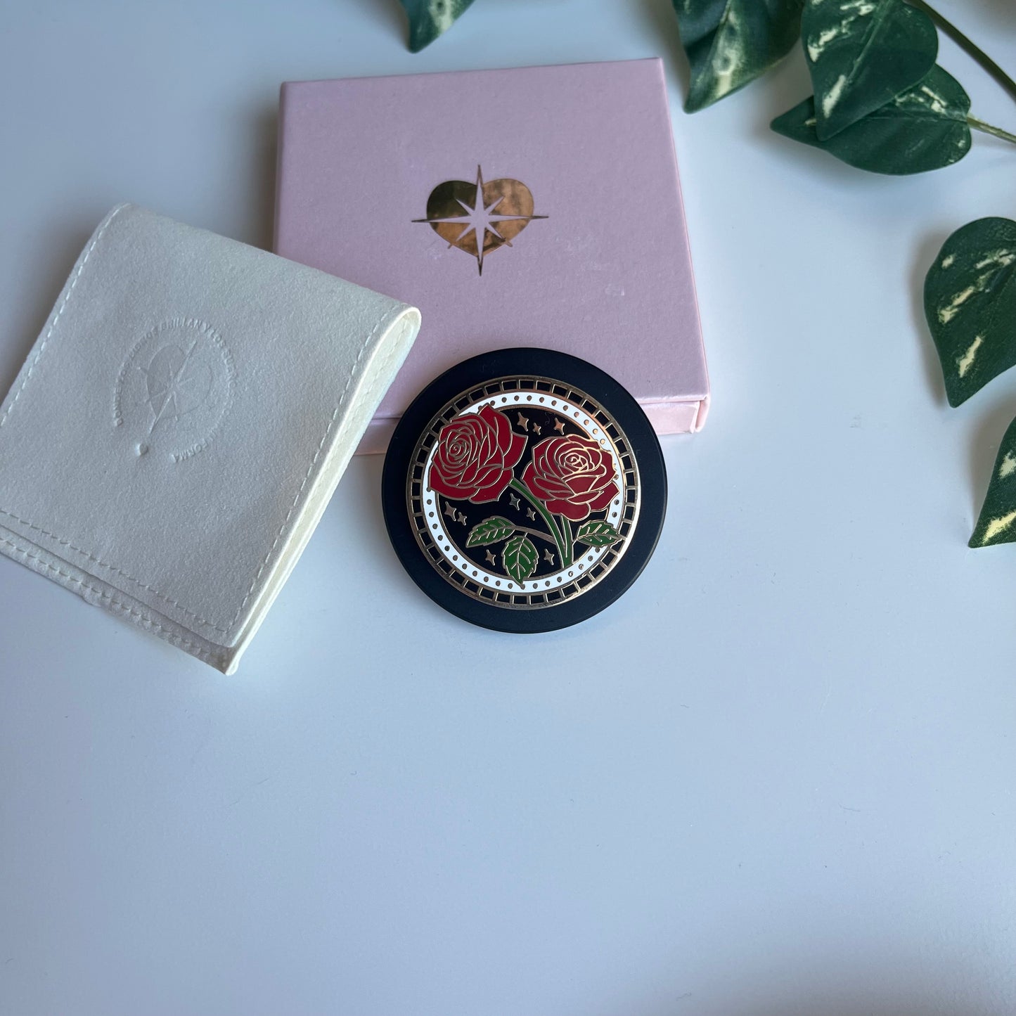 Bookgrip Rosas - Color Negro