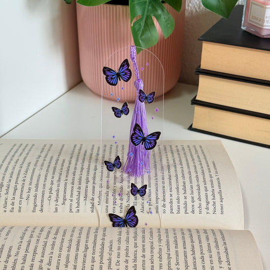Marcapáginas acrílico mariposas