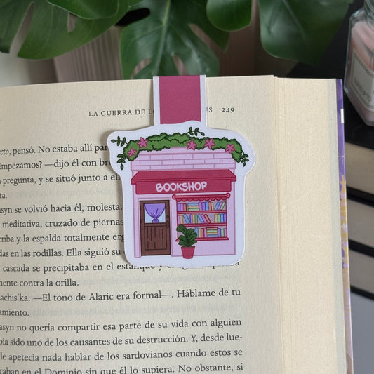 Magnetic bookmark bookshop