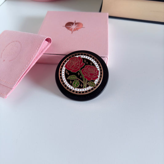 Bookgrip Rosas - Color Negro