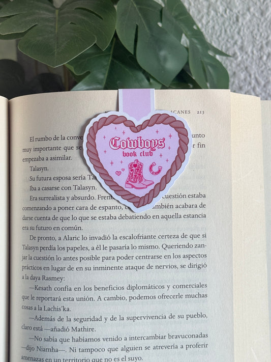 Marcapáginas magnético "Cowboys book club"