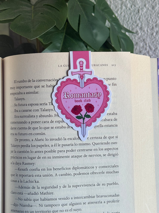 Marcapáginas magnético "Romantasy book club"