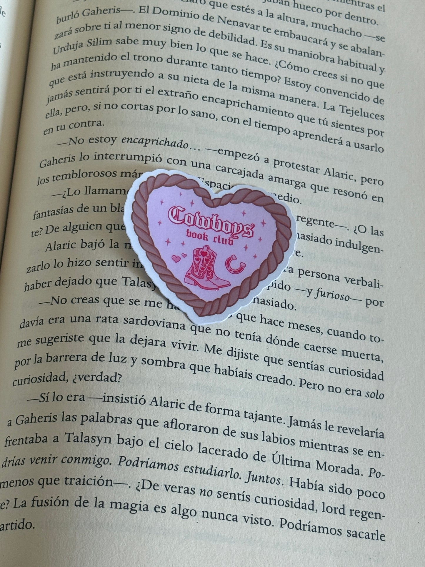 Pegatina "Cowboys book club"