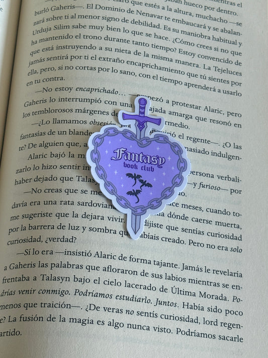 Pegatina  "Fantasy book club"