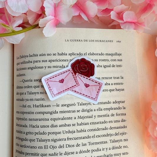 Pegatina "cartas de amor"