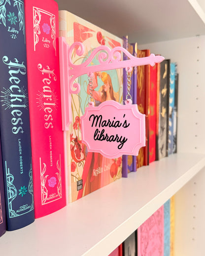 Cartel decorativo para estanteria - Libros