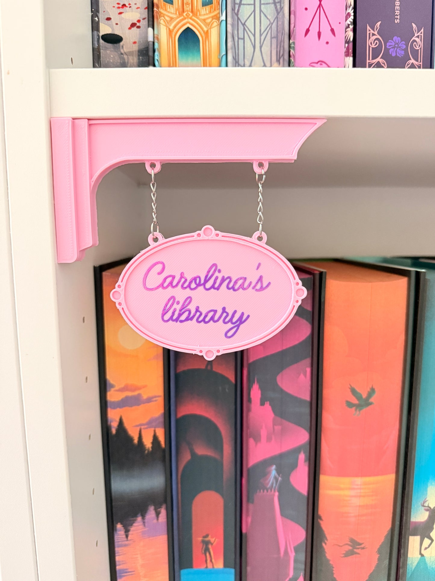 Cartel decorativo para estanteria - Esquina