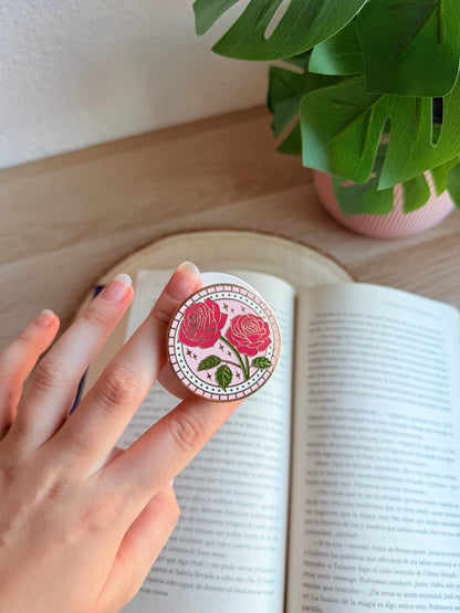 Bookgrip Roses - Pink Color