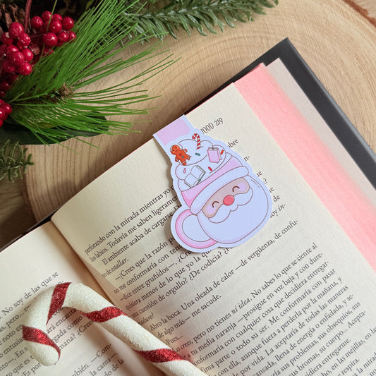 Marcapáginas magnetico - Santa Mug