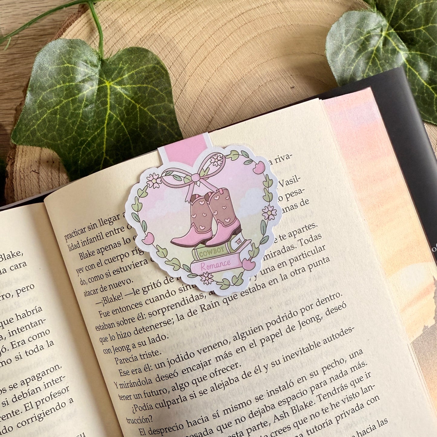 Marcapáginas magnetico - Cowboys romance
