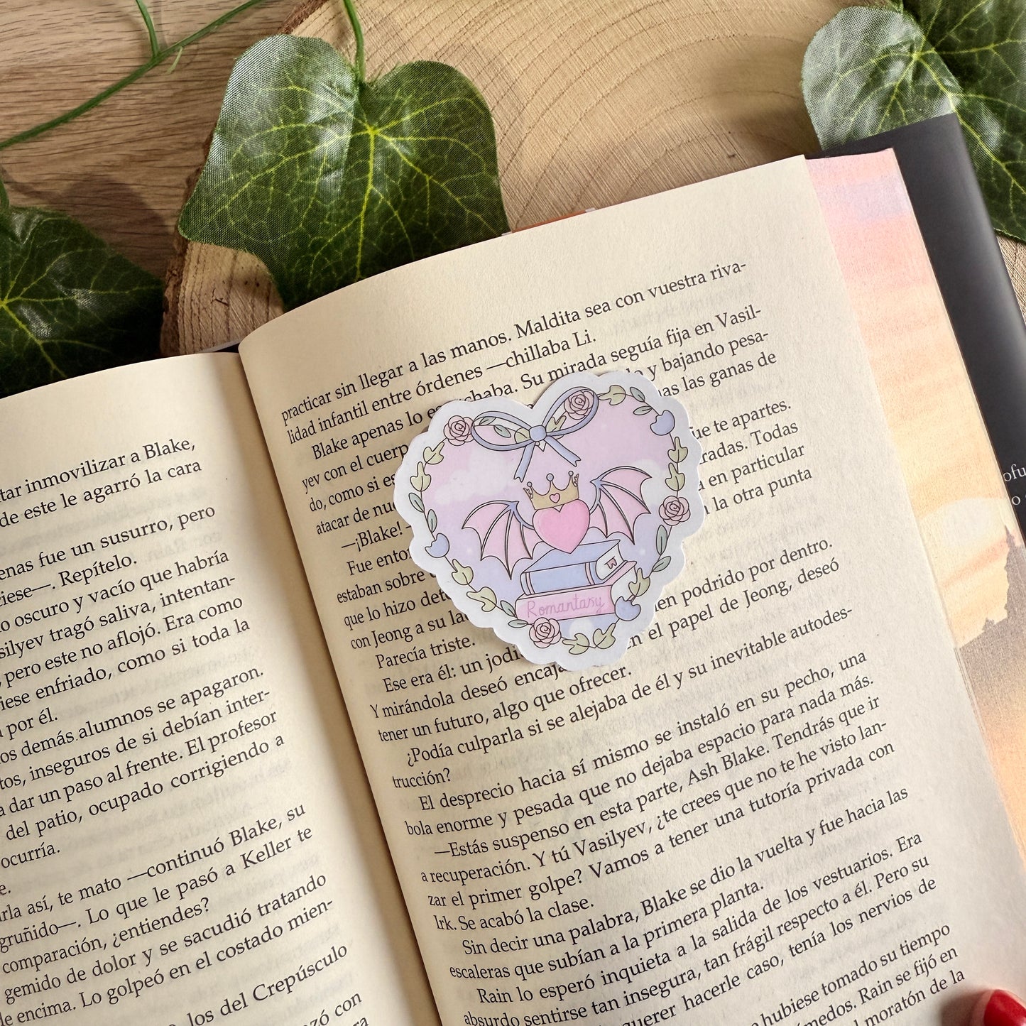 Pegatinas cliches literarios corazónes