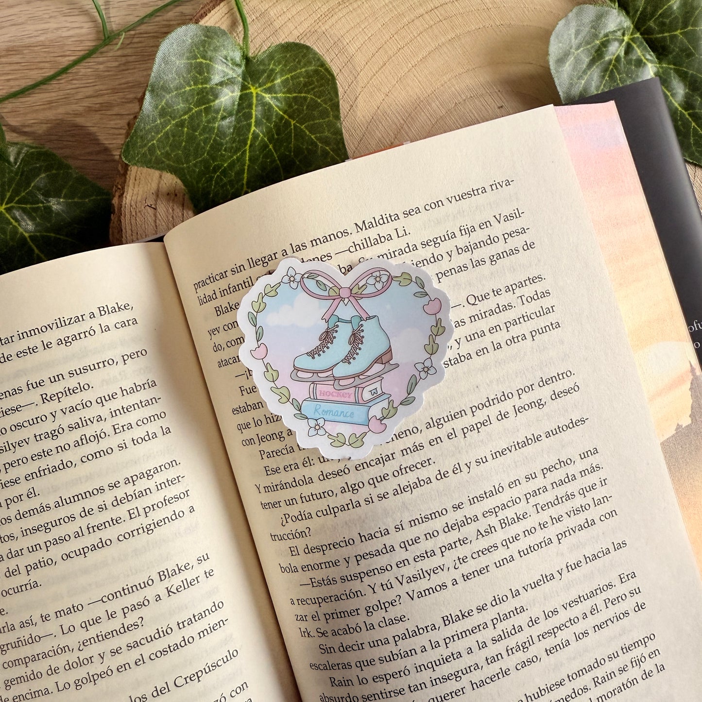 Pegatinas cliches literarios corazónes