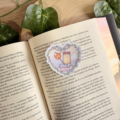 Pegatinas cliches literarios corazónes